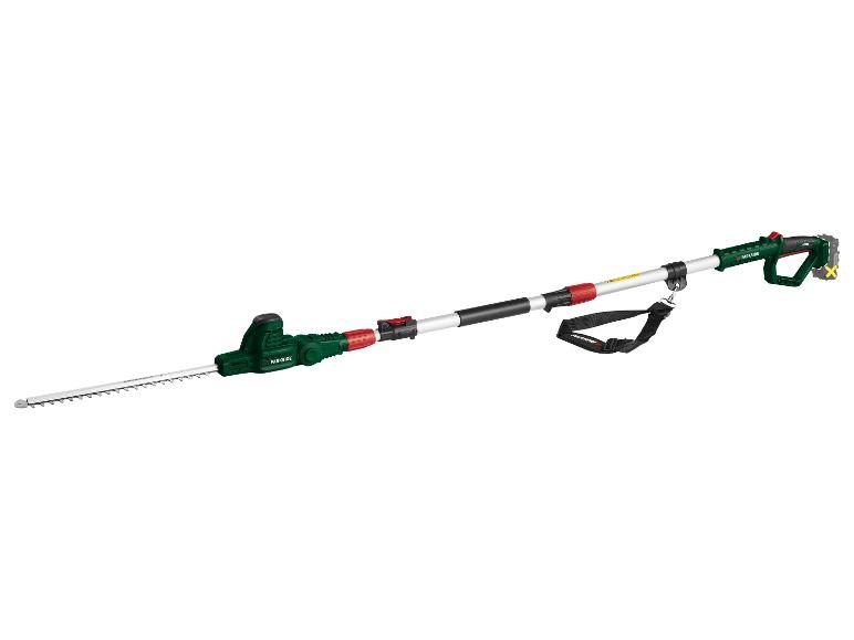Parkside cordless combishear set with telescopic handle